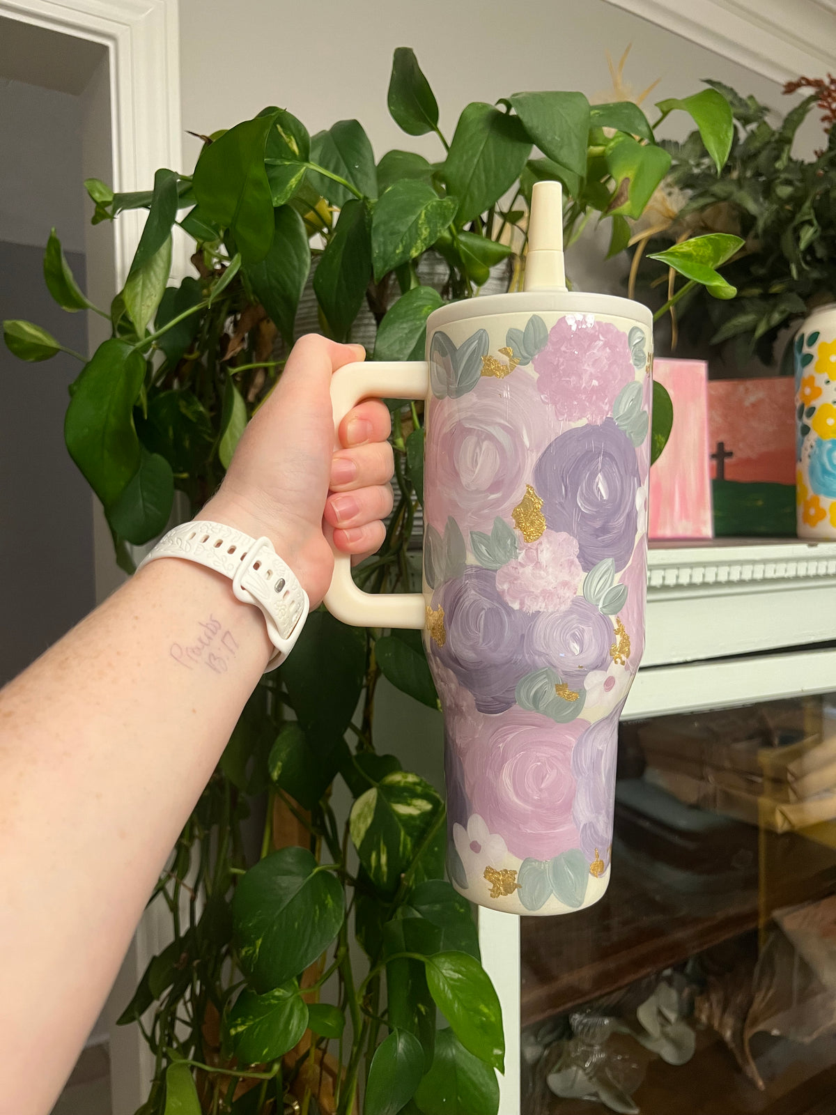 40oz Handpainted Hydrojug Dupe