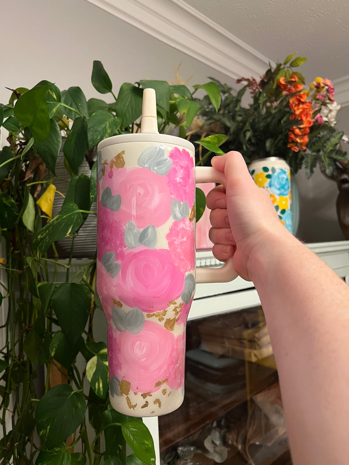 40oz Handpainted Hydrojug Dupe