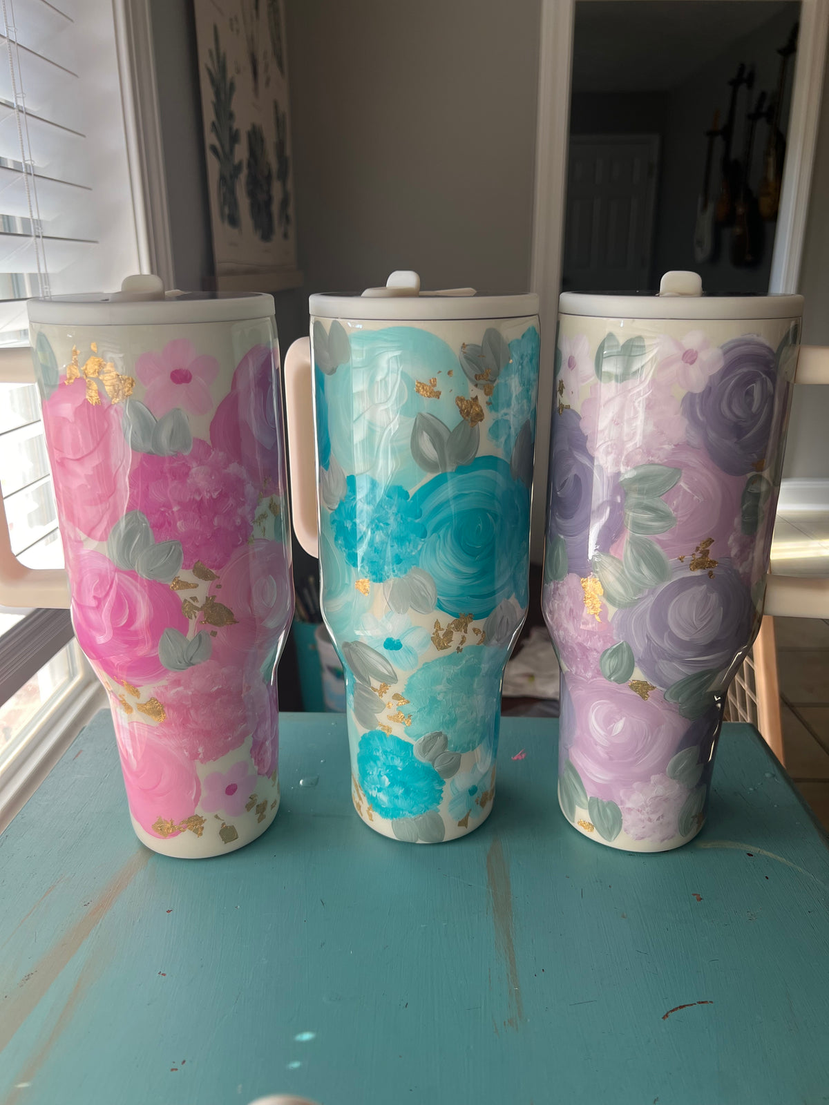 40oz Handpainted Hydrojug Dupe